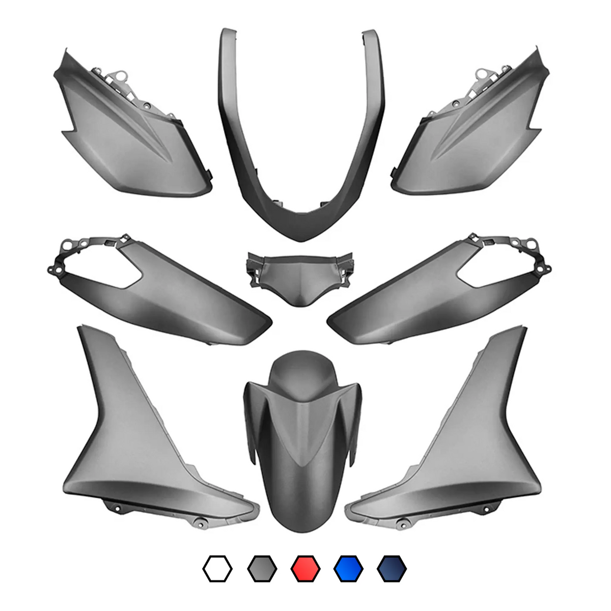 Kit Carenados Yamaha Nmax 15-20 9 piezas AllPro