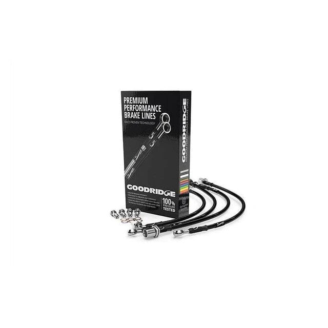 Latiguillo de freno trasero Aprilia RS 125 99-05 Goodridge - Negro
