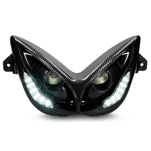 Doble óptica LED Angel eyes Yamaha Aerox 50 <13 AllPro