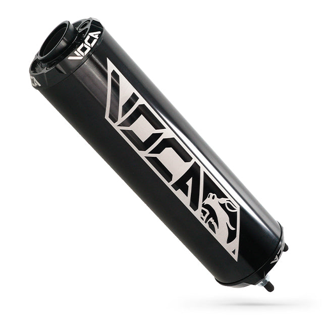 Silenciador VOCA aluminio CNC - cazoleta negra